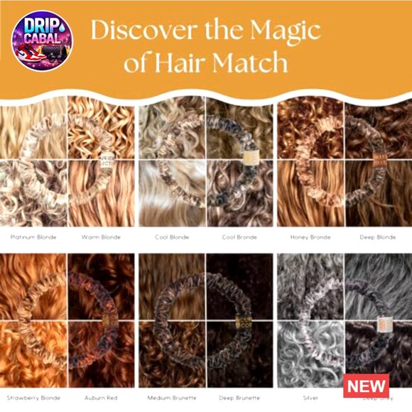 Skinny Silk Scrunchies Anti Breakage Hair Ties for Curly Thick Hair 4 Pack main image 4